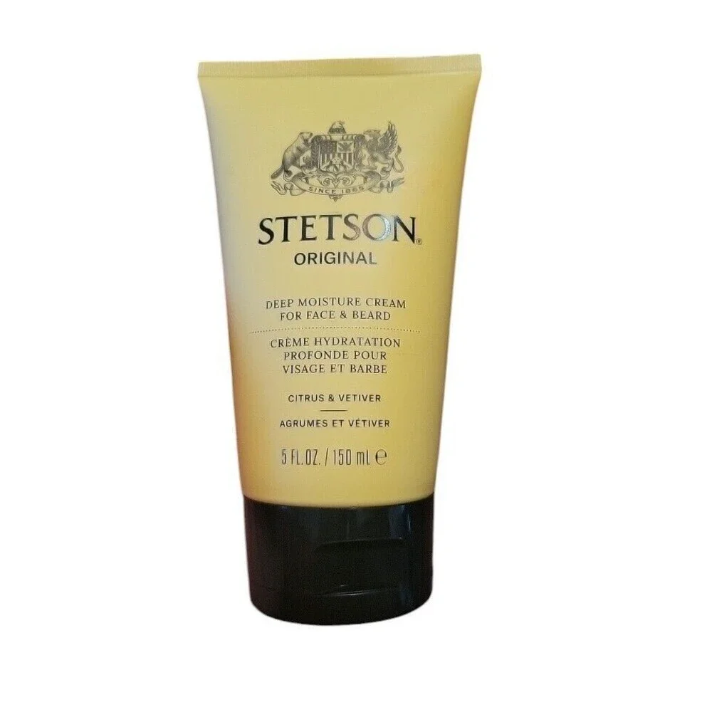 Stetson Men's Original Face X Beard Deep Moisture Cream 5 Oz. NEW Sealed